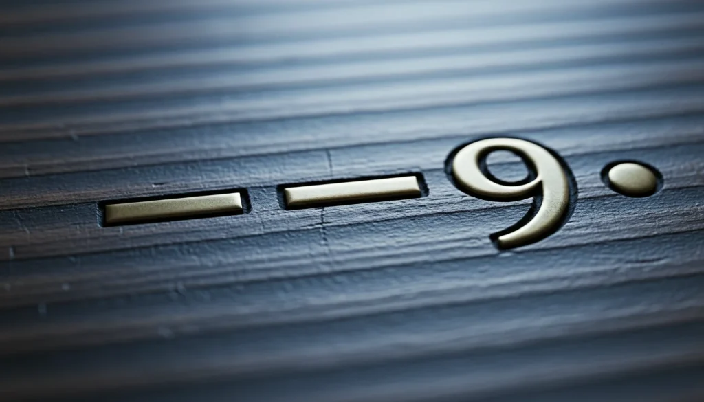 Close-up image representing Morse code numbers